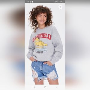 Garfield graphic pullover